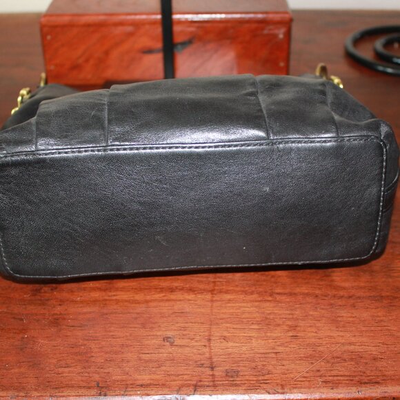 Coach Madison Leather Satchel Black EUC - Picture 3 of 10
